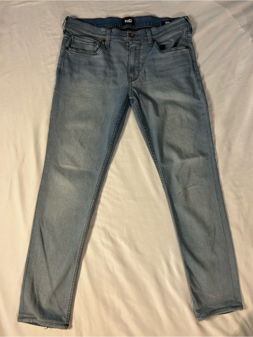 PAIGE Lennox Light Wash Slim Jeans Men’s 32